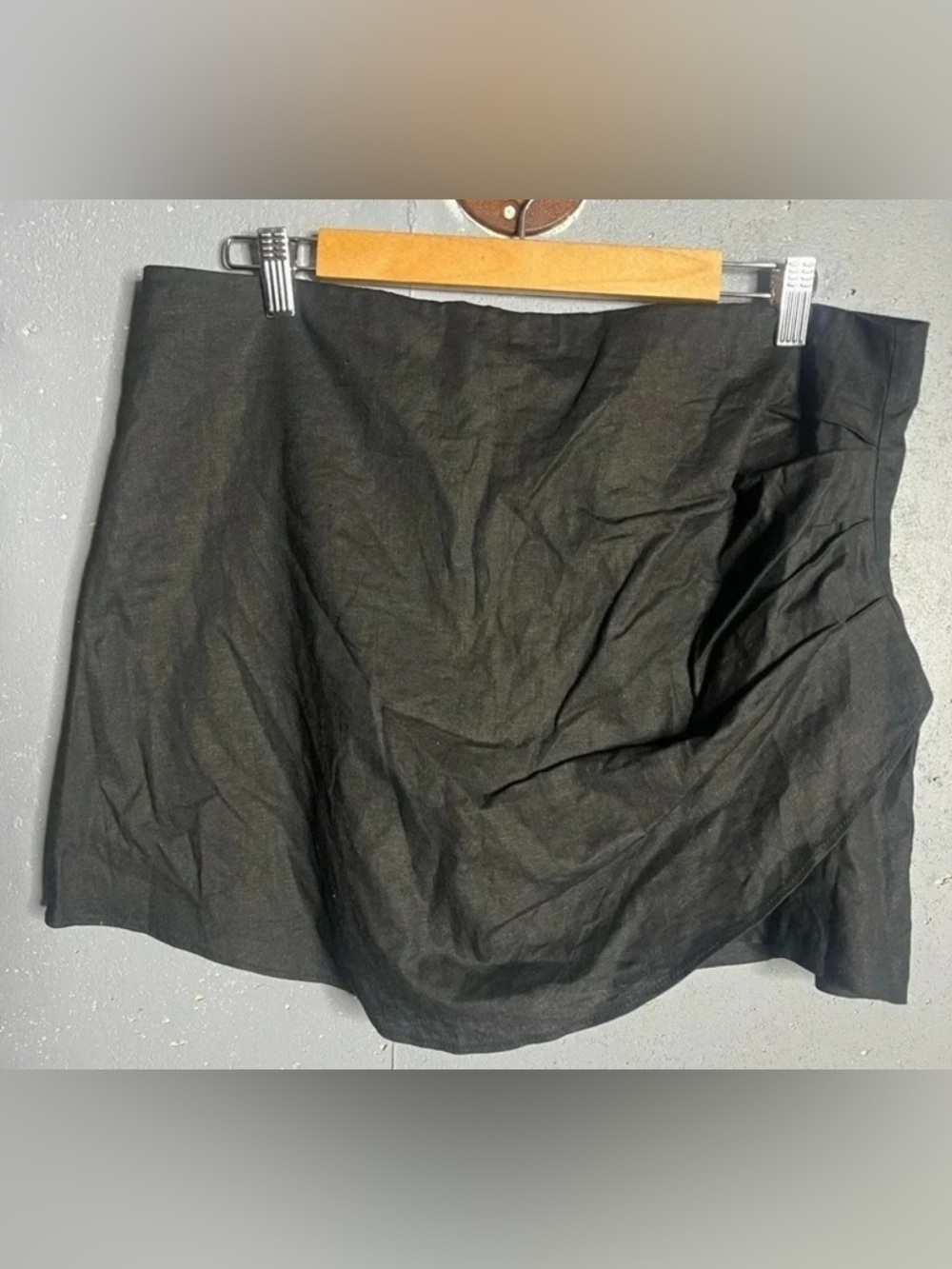 Zara NWT Linen Blend Skort. Size XL
